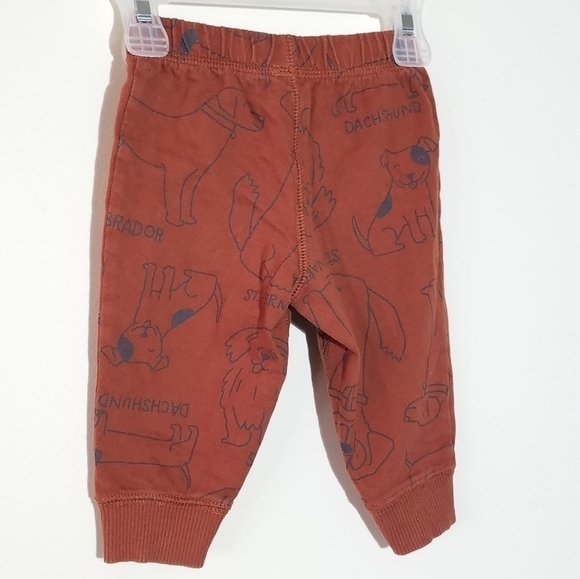Carter's Dog Print Sweatpants 6m - Picture 2 of 3